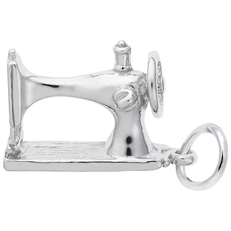 SS Sewing Machine Charm - Walter Bauman Jewelers