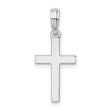 SS Small Polished Cross - Walter Bauman Jewelers