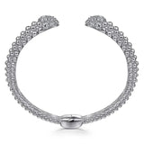 SS White Sapphire Bangle Bracelet - Walter Bauman Jewelers