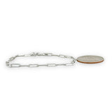Sterling Silver 3.2mm Paperclip Bracelet - Walter Bauman Jewelers