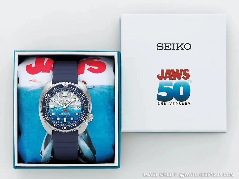 Men's Seiko Watch Limited Edition JAWS 50th Anniversary  SRPL81