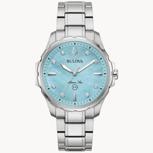 Woman's Bulova Watch with 8 Diamonds 96P248 - Walter Bauman Jewelers