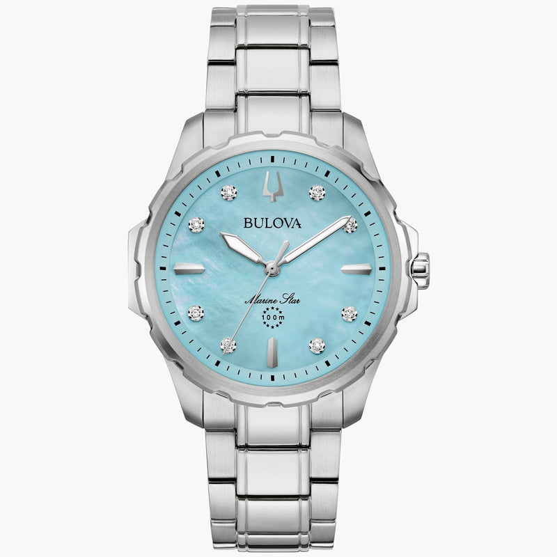 Woman's Bulova Watch with 8 Diamonds 96P248 - Walter Bauman Jewelers