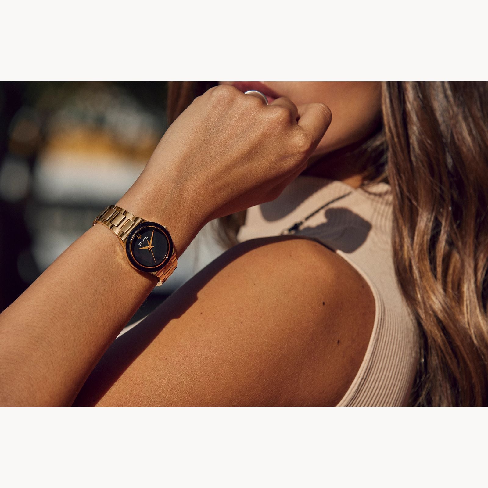 Bulova women’s classic black dial Bulova Women main image 4