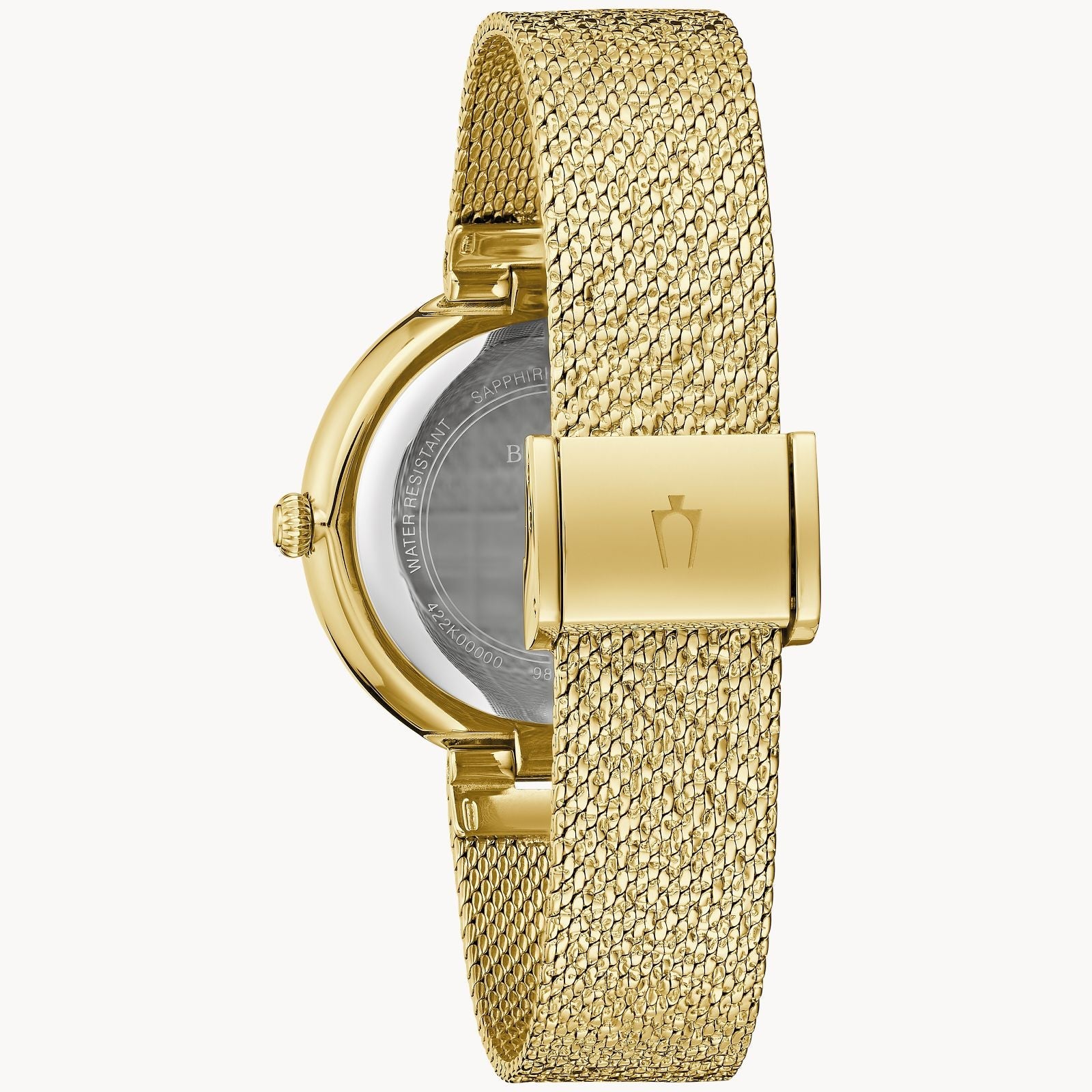 Women's Gold Tone Bulova Watch with Crystals 98L321 – Walter