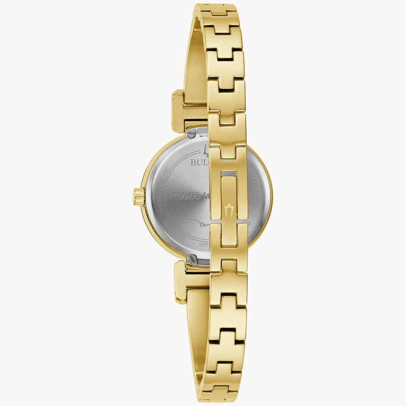 Women's Marc Anthony Bulova Watch with 3 Diamonds 97P164 - Walter Bauman Jewelers
