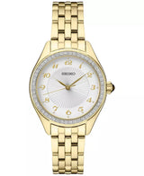 Women's Seiko Watch with Crystals SUR394 - Walter Bauman Jewelers