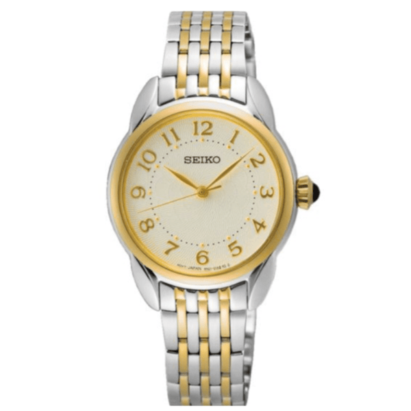 Women's Two Tone Seiko Watch SUR562 – Walter Bauman Jewelers