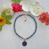 YGP Blue Jasper and Lapis Pendant Necklace. Set of Three - Walter Bauman Jewelers