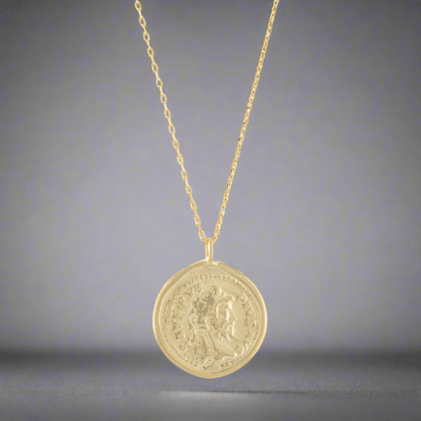 YGP Sterling 18.4mm Coin Pendant - Walter Bauman Jewelers