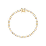 YGP Sterling 6.75" CZ Bracelet - Walter Bauman Jewelers