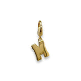 YGP Sterling Blue Enamel "M" Charm - Walter Bauman Jewelers