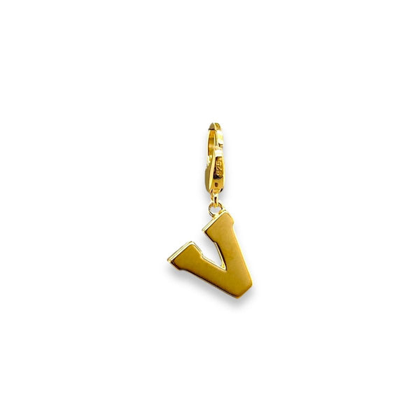 YGP Sterling Enamel "V" Charm - Walter Bauman Jewelers