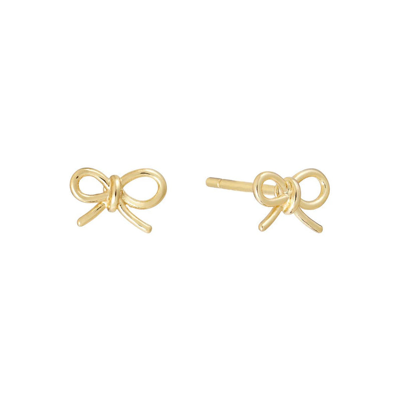 YGP Sterling Mini Bow Earrings - Walter Bauman Jewelers