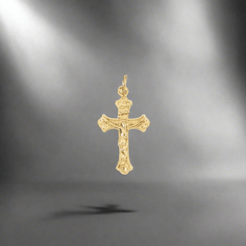 YGP Sterling Small Crucifix 22mm x 13mm - Walter Bauman Jewelers