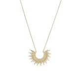 YGP Sterling Small Sunburst Necklace - Walter Bauman Jewelers