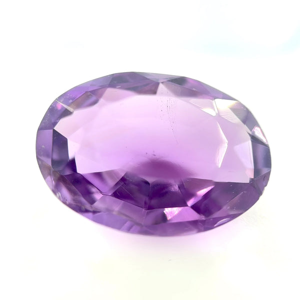 Estate 12.12ct Ovale Améthyste Pierre Précieuse En Vrac