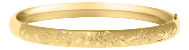 14K Gold Child's Bangle Bracelet - Walter Bauman Jewelers