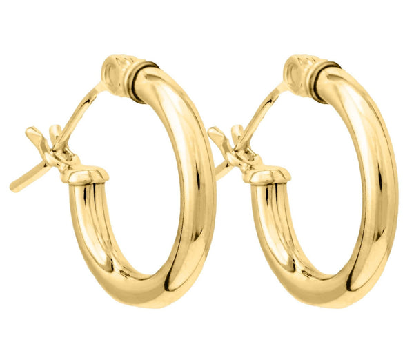 14K Gold Hoop's - Walter Bauman Jewelers