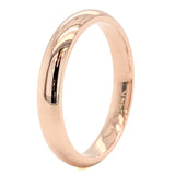 14K RG 3mm Wedding Band - Walter Bauman Jewelers