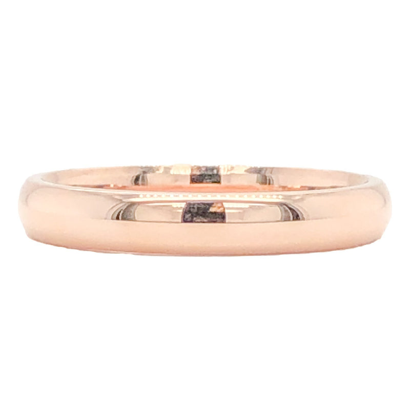 14K RG 3mm Wedding Band - Walter Bauman Jewelers