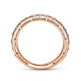 14K RG Stack Ring - Walter Bauman Jewelers