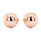14K Rose Gold 5mm Ball Earrings - Walter Bauman Jewelers