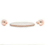 14K Rose Gold 6mm Ball Earring - Walter Bauman Jewelers