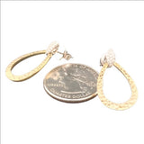 14k TT 0.16cttw Diamond Dangle Earrings - Walter Bauman Jewelers
