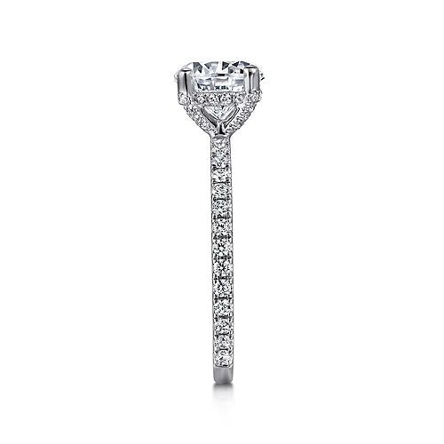 14K TT 0.45ctw Diamond Mounting - Walter Bauman Jewelers