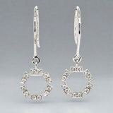 14K W Gold 0.15cttw Diamond Earrings - Walter Bauman Jewelers