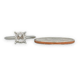 14K W Gold 0.24cttw Hidden Halo Diamond Mounting - Walter Bauman Jewelers