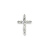 14K W Gold 0.25ctw Diamond Cross - Walter Bauman Jewelers