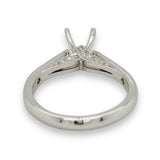 14K W Gold 0.27ctw H/SI1 Diamond Engagement Ring Mounting - Walter Bauman Jewelers