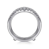 14K W Gold 0.45ctw Diamond Ring Enhancer - Walter Bauman Jewelers