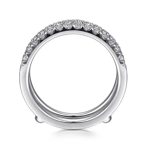 14K W Gold 0.50ctw Diamond Ring Enhancer - Walter Bauman Jewelers