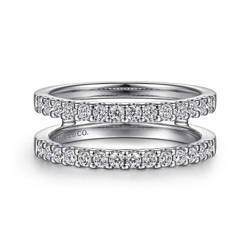 14K W Gold 0.50ctw Diamond Ring Enhancer - Walter Bauman Jewelers