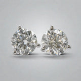 14K W Gold 0.81ctw F/VS1 Lab-Created Diamond Earrings - Walter Bauman Jewelers