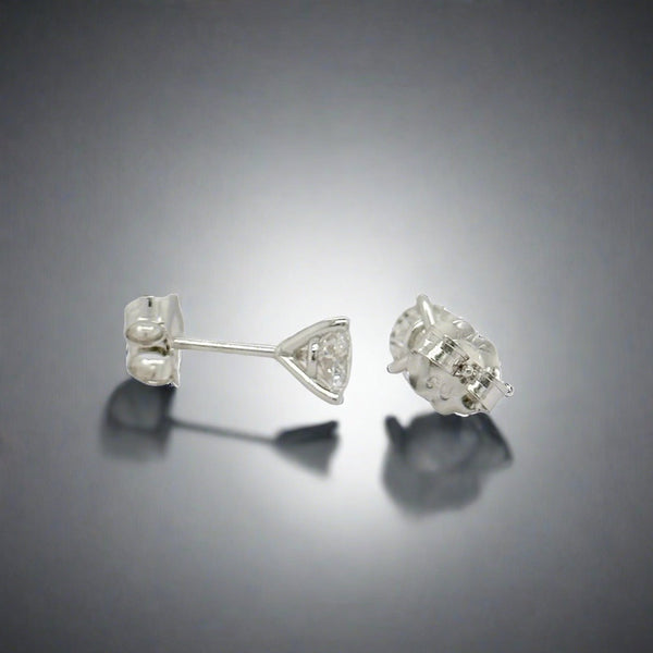 14K W Gold 0.81ctw F/VS1 Lab-Created Diamond Earrings - Walter Bauman Jewelers