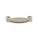 14K W Gold 1.06ctw F/VS1 Lab-Created Diamond Earrings - Walter Bauman Jewelers