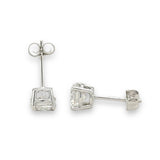 14K W Gold 1.14cttw E/VVS2 Lab-Created Diamond Stud Earrings IGI #577370696 & #583325050 - Walter Bauman Jewelers