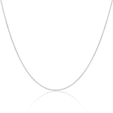 14K W Gold 16-17-18" 1.3mm Cable Chain - Walter Bauman Jewelers
