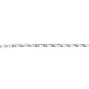 14K W Gold 16" Fancy Bar Link Chain 030 - Walter Bauman Jewelers