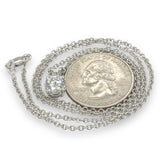 14K W Gold 1.60ct E/VS1 Lab-Created Diamond Pendant IGI#575392434 - Walter Bauman Jewelers