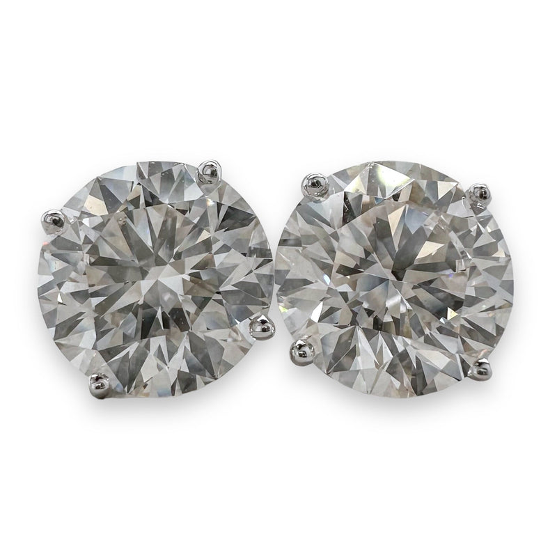 14K W Gold 4.02ctw G-H/VS1 Lab-Created Diamond Earrings - Walter Bauman Jewelers