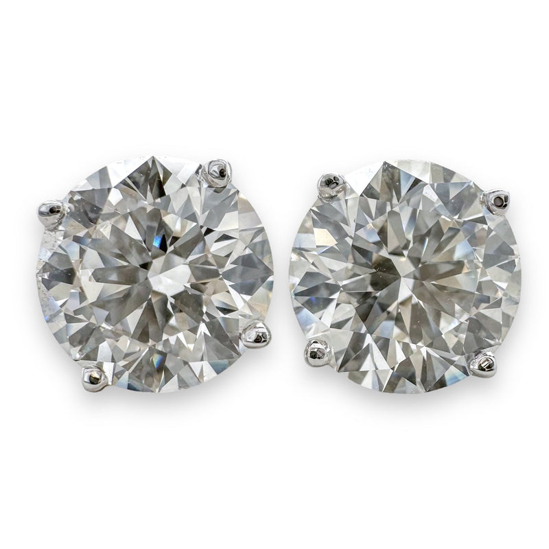 14K W Gold 4.10ctw F/VSI1 Lab-Created Diamond Earrings - Walter Bauman Jewelers