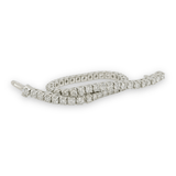 14K W Gold 5.50ctw Lab Created Tennis Bracelet SI1/I - Walter Bauman Jewelers