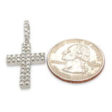 14K W Gold .75cttw Diamond Cross - Walter Bauman Jewelers