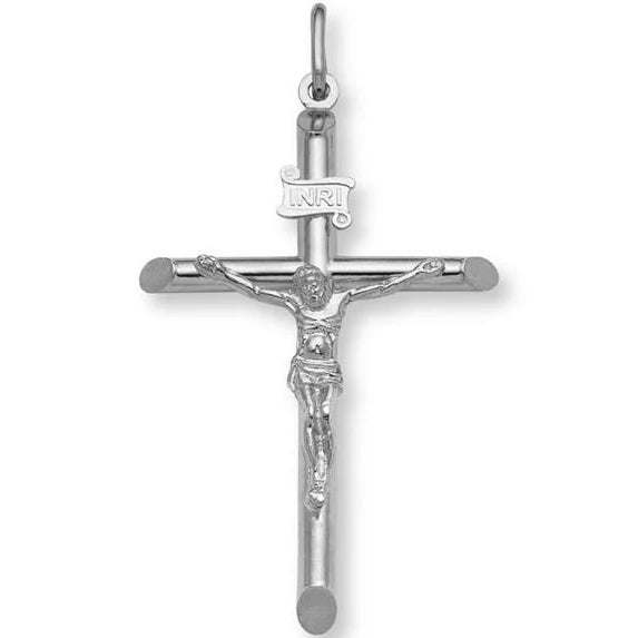 14K W Gold Crucifix 2.7grms - Walter Bauman Jewelers