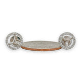 14K W Gold Round 0.16cttw H/SI2 Diamond Earring Settings - Walter Bauman Jewelers